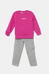 Kojenecká tepláková souprava adidas růžová barva, JC9746