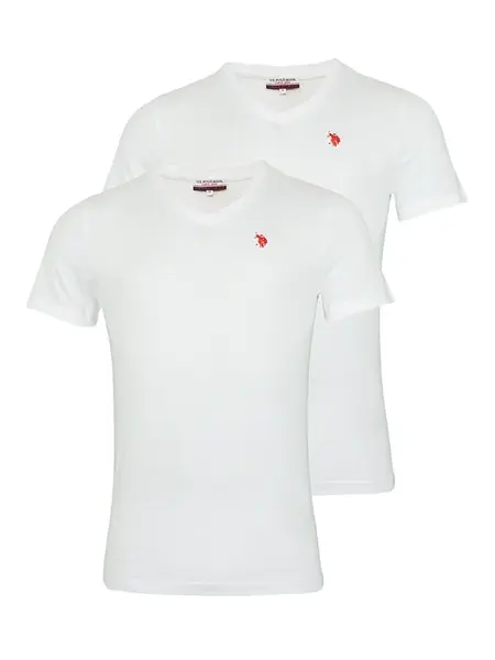 U.S. POLO ASSN. Tričko  biela