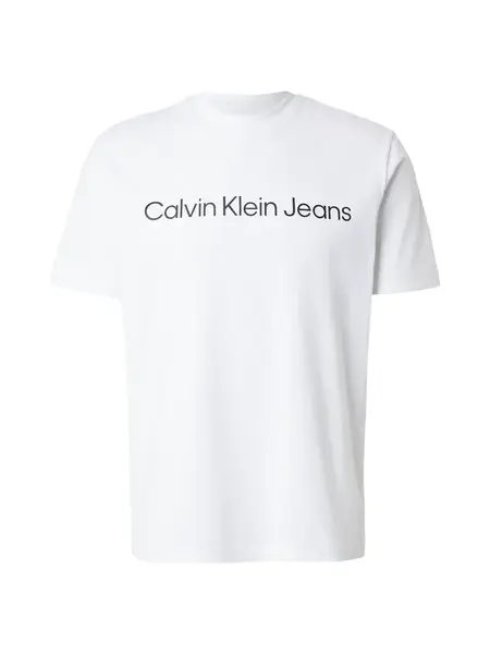 Calvin Klein Jeans Tričko  čierna / biela