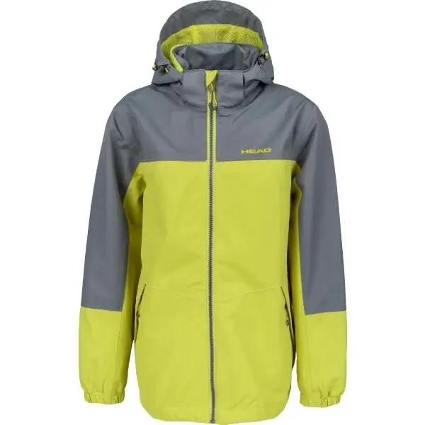 Head REINO Chlapčenská bunda, reflexný neón, veľkosť 128-134