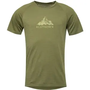 Klimatex ARGYLE MERINO Pánske MERINO BLEND tričko, tmavo zelená, veľkosť