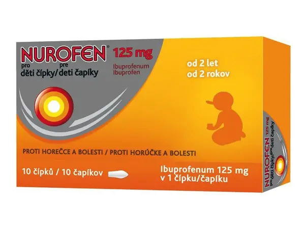 Nurofen Pro Děti 125mg 10 čípku