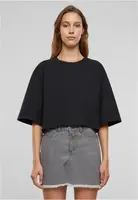 Dámské tričko Heavy Organic Oversized Cropped černé