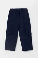 Dětské kalhoty United Colors of Benetton tmavomodrá barva, hladké, 4TCGGF02B