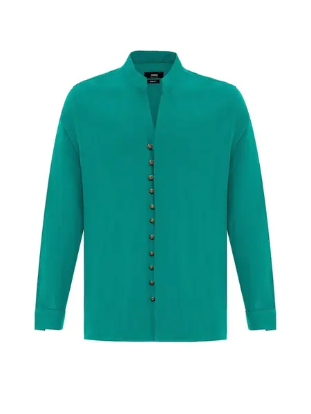 Antioch Košeľa  zelená / smaragdová