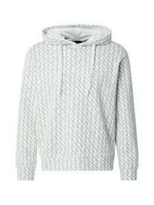 ARMANI EXCHANGE Mikina  svetlosivá / biela