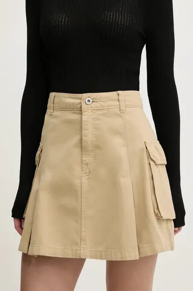 Bavlněná sukně Hugo Blue