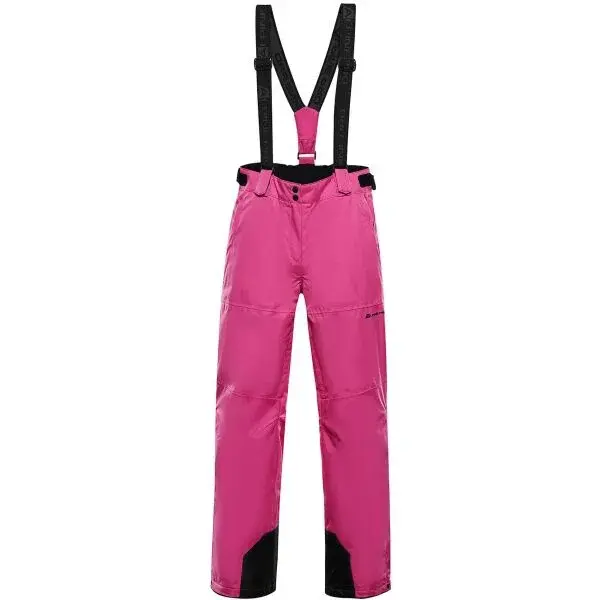 ALPINE PRO EDESA 2 Dámské lyžařské kalhoty, růžová, velikost