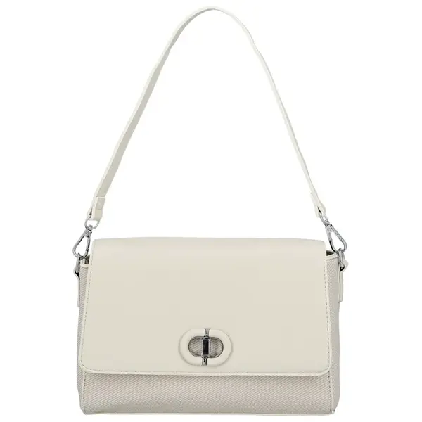 Elegantní dámská koženková kabelka na rameno Ciri, béžová