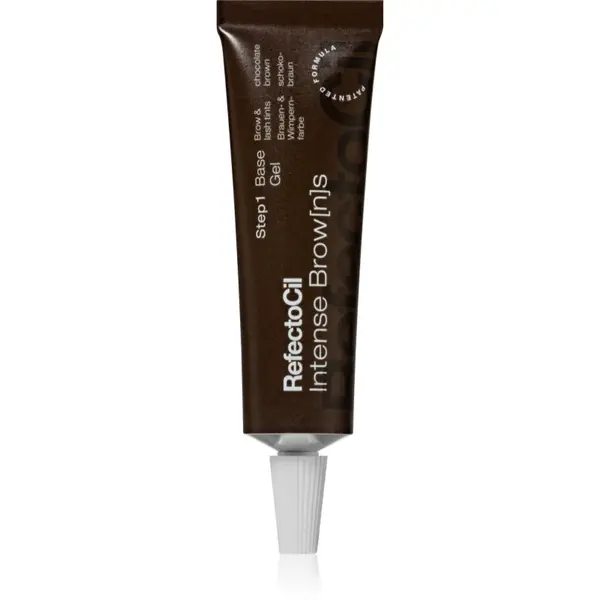 RefectoCil Intense Brow[n]s Base Gel barva na obočí a řasy s gelovou texturou odstín Chocolate Brown 15 ml