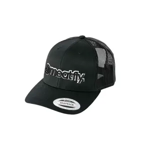 Meatfly kšiltovka MF View Trucker Black Logo | Černá | Velikost One Size