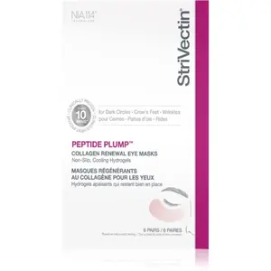 StriVectin Peptide Plump™ Collagen Renewal Eye Mask hydrogélová maska na očné okolie 6 pár