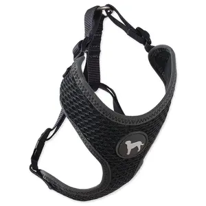Active Dog Postroj Mellow L šedý 2x45-65cm