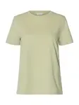 SELECTED Tričko 'SLFMY ESSENTIAL'  pastelovo zelená
