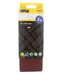 Brusný pás A40, 75 x 457 mm, sada 3 ks - MAGG 020001 Zrnitost: A40