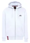 ALPHA INDUSTRIES Mikina  čierna / biela