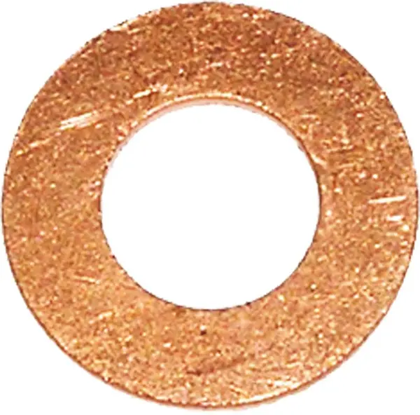 Dresselhaus Těsnicí kroužky 6,0x10,0x1,0 mm, DIN 7603, měděné, sada 100 ks Velikost: 10x14x1 mm