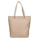 Dámska kožená kabelka Italia Elena - tmavo béžová