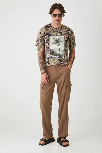 Lněné kalhoty Medicine