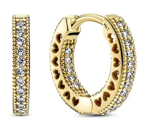 Pandora Třpytivé kruhové náušnice Shine 266317C01