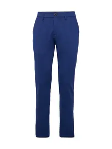 BLEND Chino nohavice 'Langford'  námornícka modrá