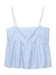 Pull&Bear Top 'PACIFIC'  svetlomodrá / biela