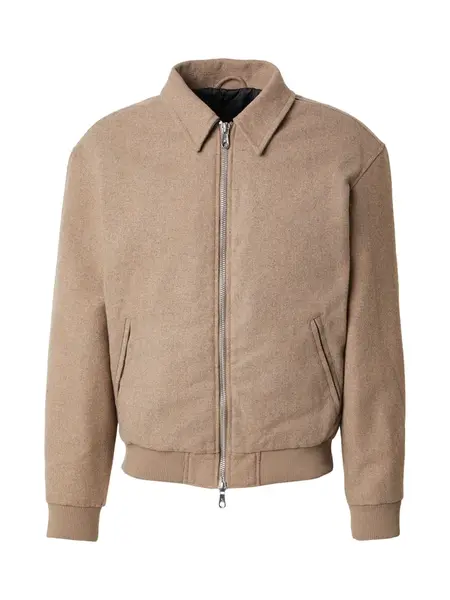 JACK & JONES Prechodná bunda  sivobéžová