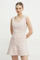 Šaty Guess DAPHNEE růžová barva, mini, W5RK10 WGW82