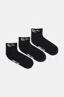 Ponožky Karl Kani 3-pack pánské, černá barva, 3002040