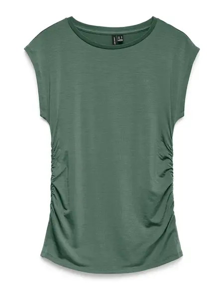 VERO MODA Tričko 'VMAVASARAH'  tmavozelená