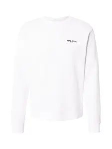 Pepe Jeans Mikina  čierna / biela