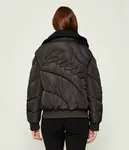 Guess dora detachable knit-collar pu s