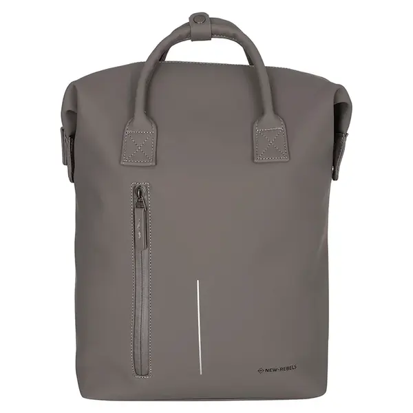 Trendy batoh New Rebels Harper - šedo-hnedá