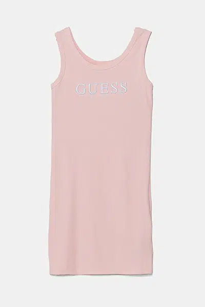 Dívčí šaty Guess růžová barva, mini, přiléhavé, J5GK39 K8RT2