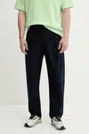 Bavlněné kalhoty A.P.C. pantalon renato pánské, tmavomodrá barva, ve střihu chinos, COHFU.H08428