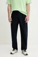Bavlněné kalhoty A.P.C. pantalon renato pánské, tmavomodrá barva, ve střihu chinos, COHFU.H08428