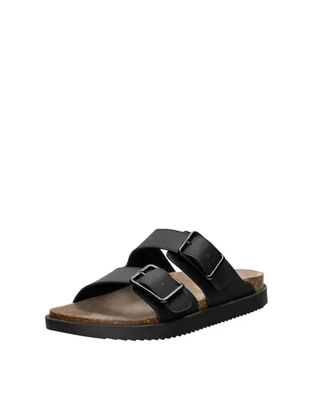 Pull&Bear Šľapky  čierna