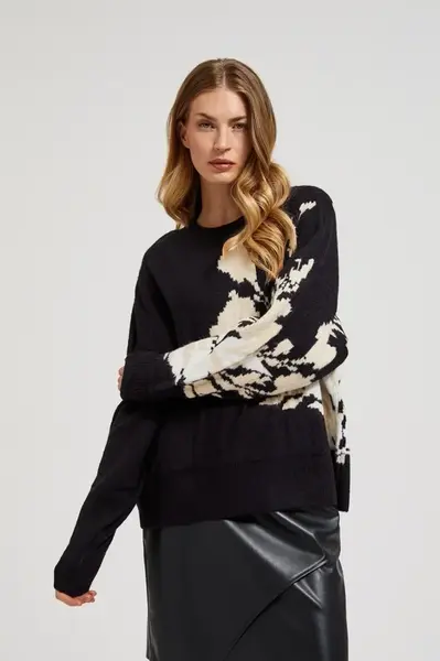 Marisse Women's Sweater Z-Sw-4565 Black