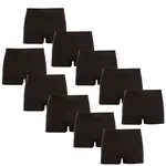 Nedeto 10PACK pánské boxerky černé (10NB001) 3XL
