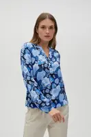 Marisse Women's Shirt L-Ko-4604 Blue