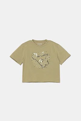 Dětské tričko Guess zelená barva, J5YI35 K6YW4