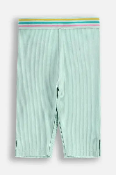 Kalhoty Coccodrillo tyrkysová barva, HOLIDAY SPLASH GIRL KIDS