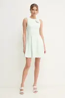 Šaty Elisabetta Franchi zelená barva, mini, AB76351E2