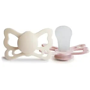 FRIGG Butterfly Size 2:6-18 months cumlík Cream/Blush 2 ks