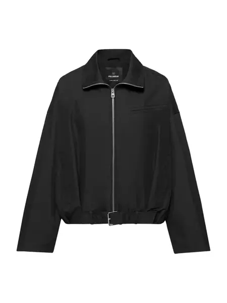 Pull&Bear Prechodná bunda  čierna