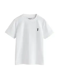 Next Tričko  námornícka modrá / biela