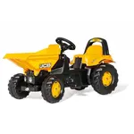 Rollytoys Šlapací traktor Rolly Kid Dumper JCB, žlutý