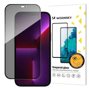 Wozinsky Privacy 5D Tvrzené sklo, iPhone 15