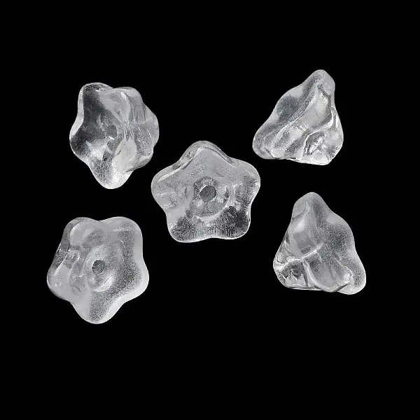 Baking Paint Transparent Glass Beads