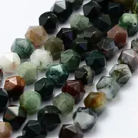 Natural Indian Agate Beads Strands